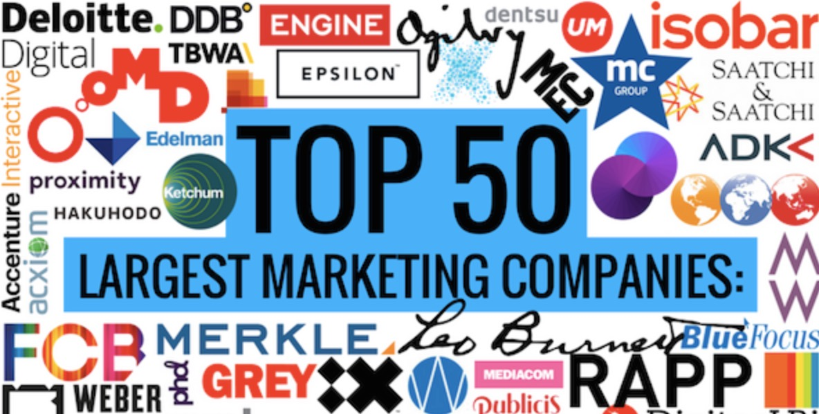 Top 50 marketing agencies and companies
